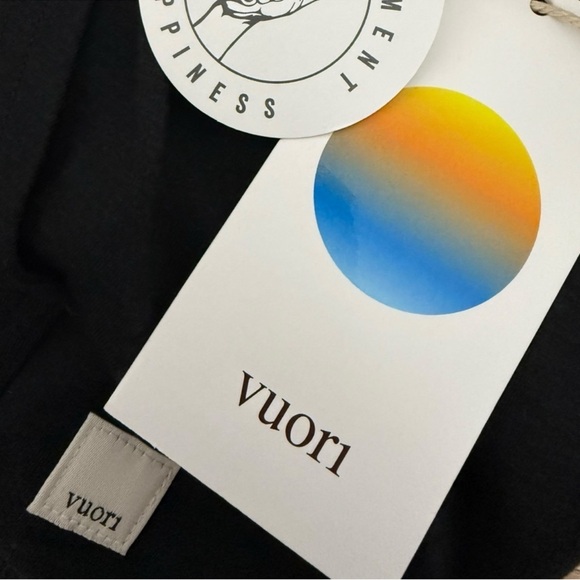 Vuori Black Heather Halo Modern Pullover Hoodie Women’s Size Large - Picture 7 of 10